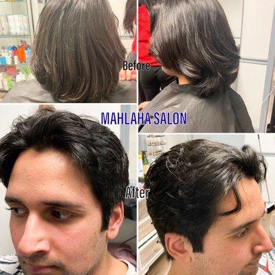 Mens hair