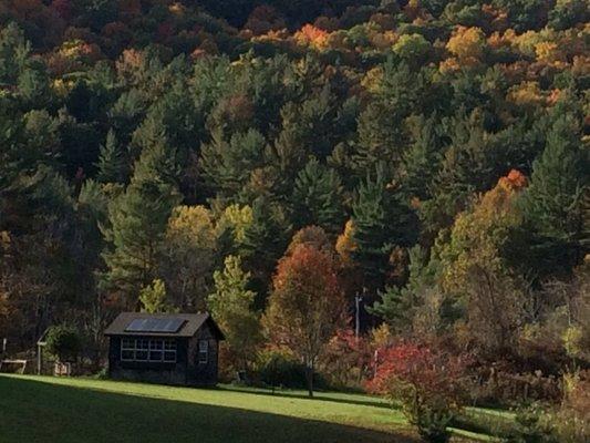 The Inn at Shaker Mills Farm in brilliant October