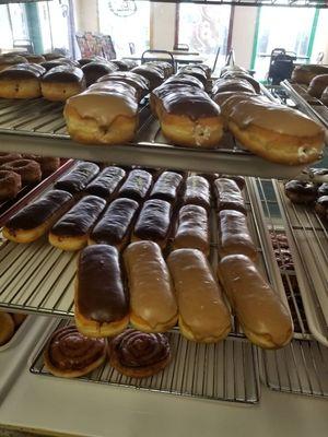 Our eclair / long john selection