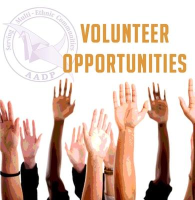 AADP has volunteer, high school and college internship opportunities!