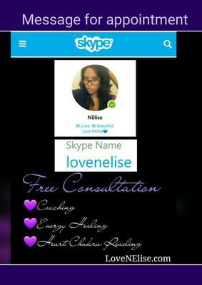 Free Skype Consultations. Message for an appointment!