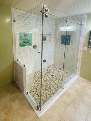 Custom shower