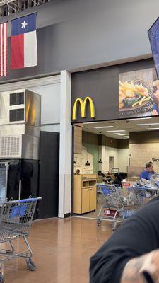 mcdonald's in walmart