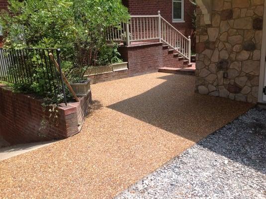 Exposed Aggregate & Granite Walkways & Driveways