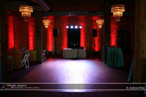 Wedding uplighting by Instant Request