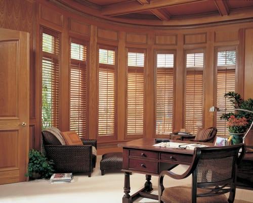 We carry the complete line of Hunter Douglas plantation shutters, shades & blinds