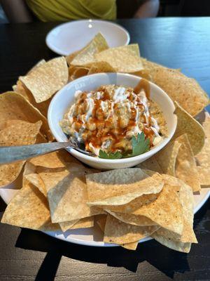 Corn and Poblano Queso