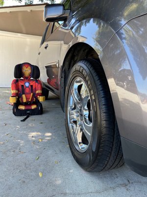 Rims are on point and they even did little man's seat at no extra cost