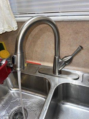 Replace or repair kitchen faucet