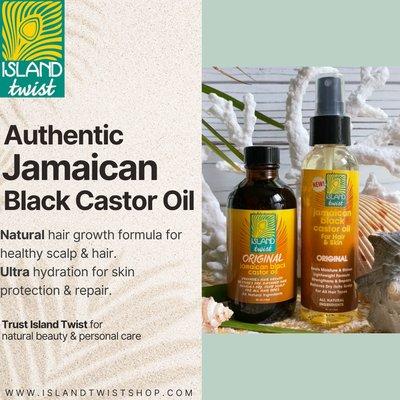 Best-selling Jamaican Black Castor Oils & Sprays. Fast hair growth, healthy scalp & hydrated skin. Ten amazing scents to choose from!