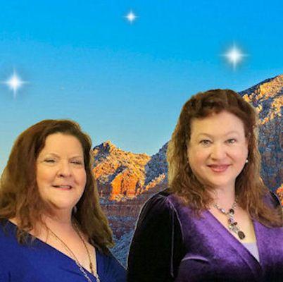 Rozlyn Reynolds and Ivory LaNoue.  Partners at Sedona Soul Sisters.