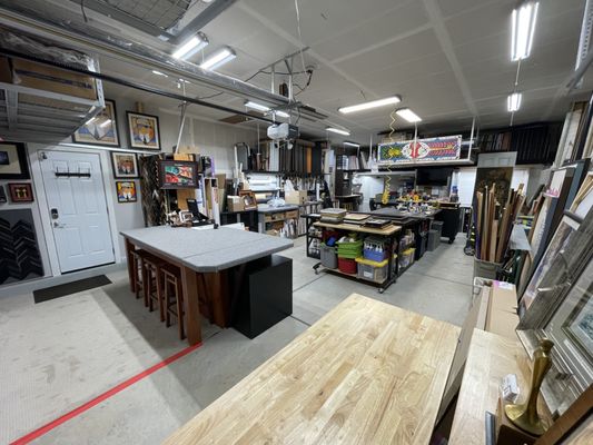 Design center and frame shop.