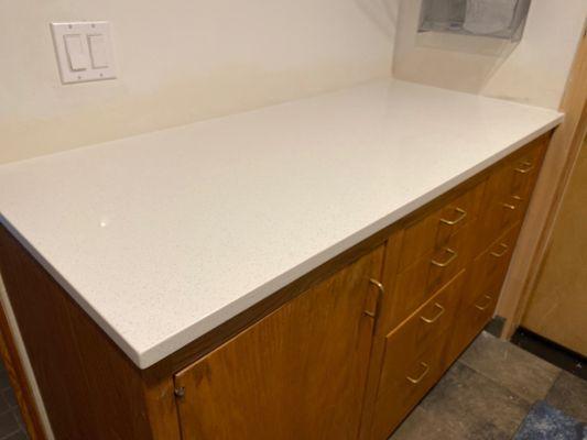 Laundry room countertop