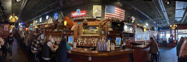 Pano view of the bar to the front