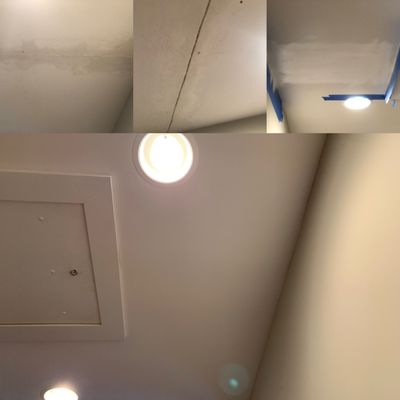 Ceiling crack repair