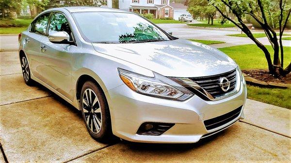 My son was able to use this beautiful 2018 Nissan Altima  for two weeks while his car was in the collision shop.