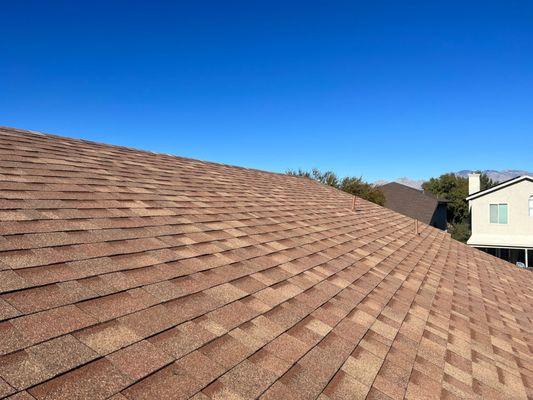 New shingles roof