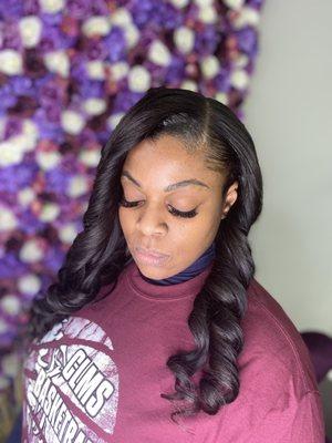 Traditional sew-in