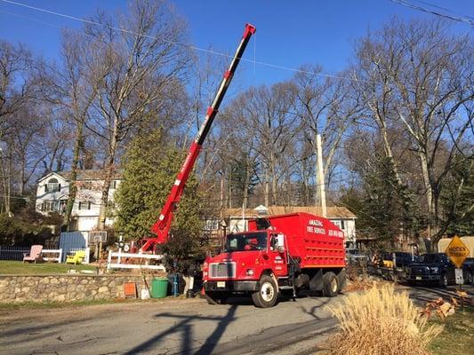 Crane job in Denville