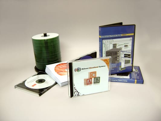 Duplicating and Printing CDs and DVDs, can include covers for both.