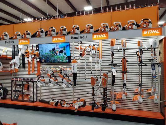 We also have a wide variety of Stihl battery operated outdoor power equipment!