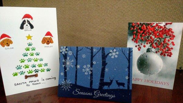 Business or personal holiday cards.