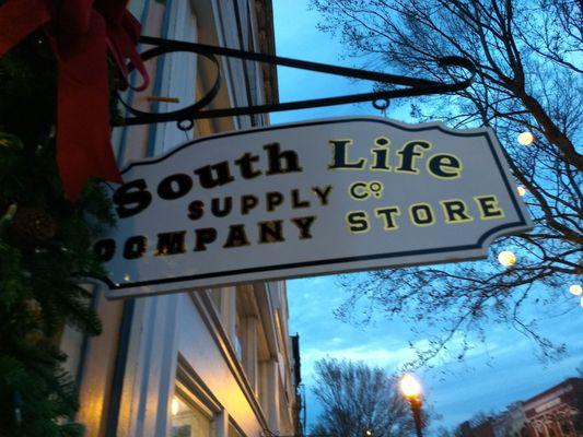 Leather goods on Broad Street.