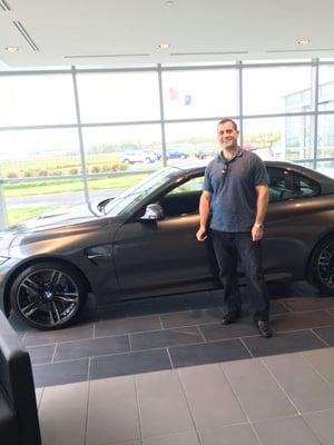 Had the pleasure of setting Todd up with a performance center deliver for his new M4 convertible.