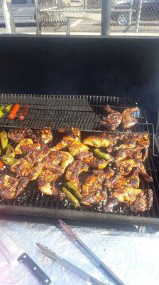 Chicken and peppers