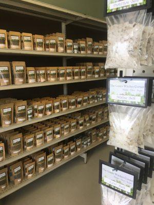 We have over 100 different varieties of herbs!