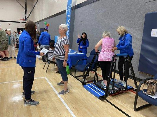 Fall risk Screenings at the YMCA Senior Open House