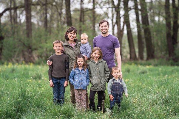 Dancer Creek Farm family outstanding in their field.