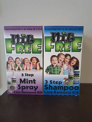 Nit free Lice removal kit.