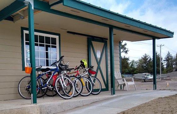 Shed and courtesy bikes