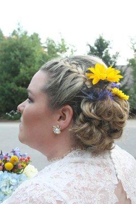 Floral hair pieces