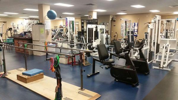 Vast array of workout equipment to challenge your body