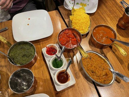 Excellent family style Indian cuisine in a cozy space with friendly service!