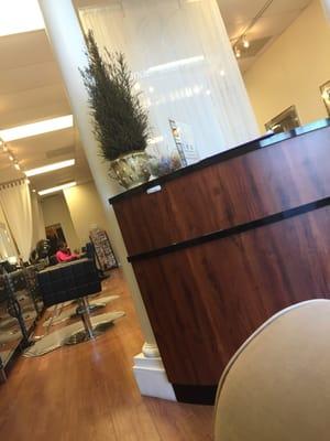 Salon front desk