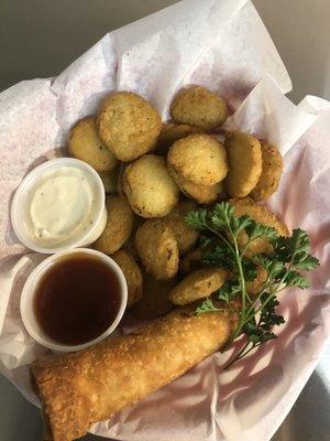 Try our Fried Pickles with Ranch