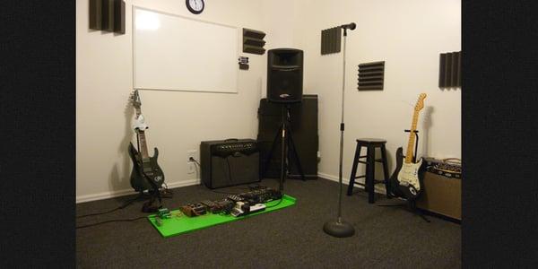 Central Room - 11'4" x 10'2"
 http://soundcheckdenver.com/info/studio/studio.html