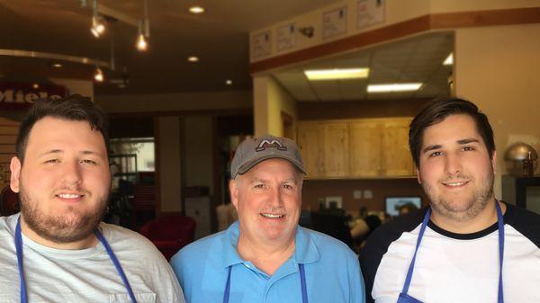 Michael Bailey and his two sons Max & Stone