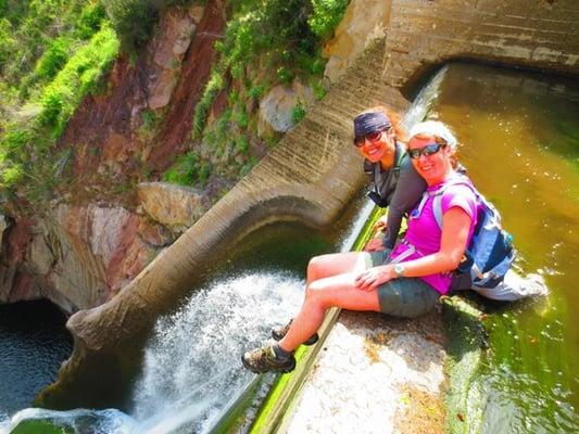 hanging at the dam