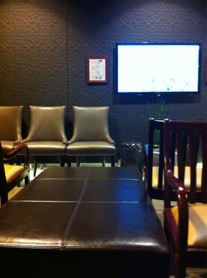 Waiting room area.