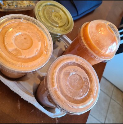 To go smoothies...