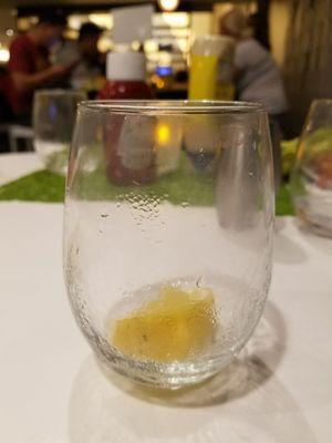 A former glass of water... It's unhappy