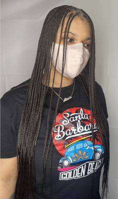 Extra Small Knotless Box Braids
8 hours @ $400.00