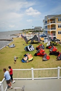 A shot from the Hatteras Kite Expo