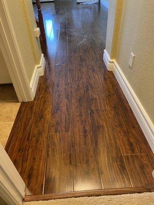 Hallway floor