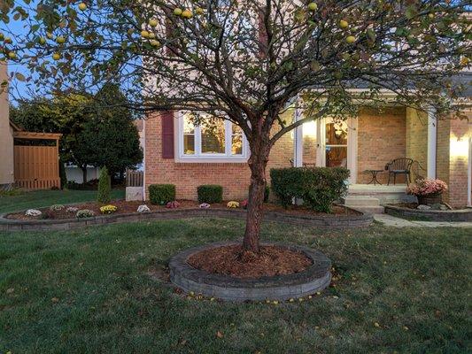 Natural Mulch Installation