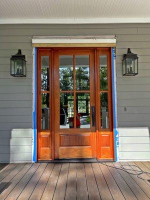 Mahogany Entry Door